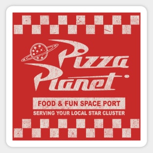 Pizza Planet Worn Sticker